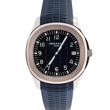 Patek Philippe Aquanaut 42mm Blue Dial Watch Ref# 5168G-001 - Happy Jewelers Fine Jewelry Lifetime Warranty