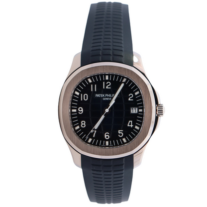 Patek Philippe Aquanaut 42mm Blue Dial Watch Ref# 5168G-001 - Happy Jewelers Fine Jewelry Lifetime Warranty