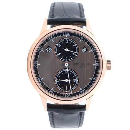 Patek Philippe Annual Calendar 40.5mm Grey Dial Watch Ref# 5235/50R-001 - Happy Jewelers Fine Jewelry Lifetime Warranty