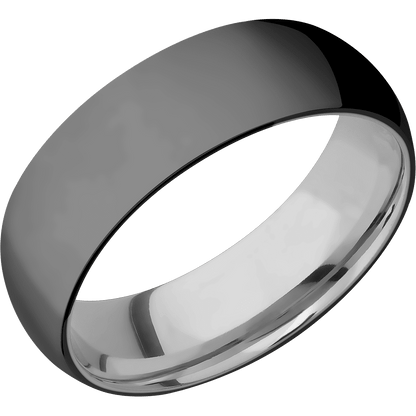 Zirconium + Polish Finish + Titanium - Happy Jewelers Fine Jewelry Lifetime Warranty