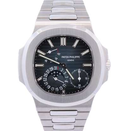 Patek Philippe Nautilus 40.5mm Blue Dial Watch Ref# 5712/1A-001 - Happy Jewelers Fine Jewelry Lifetime Warranty