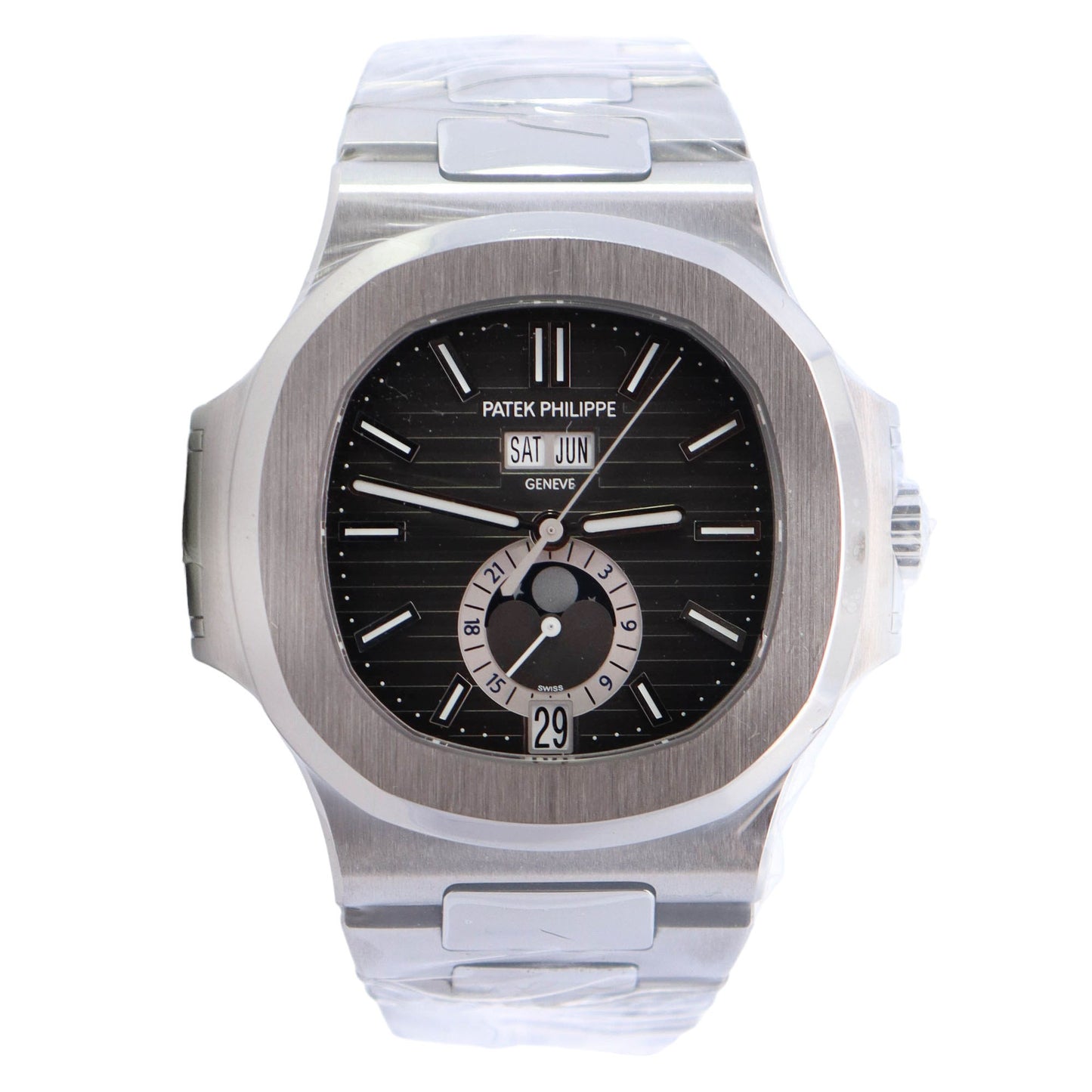 Patek Philippe Nautilus 40mm Grey Dial Watch Ref# 5726/1A-001