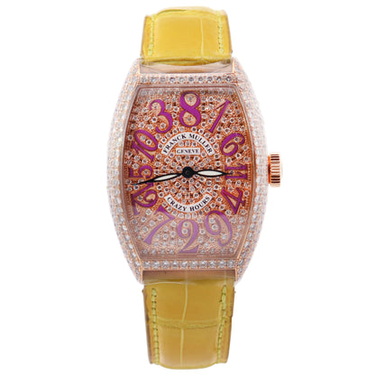 Franck Muller Cintree 32mm Pave Dial Watch Ref# 5850 CH D CD - Happy Jewelers Fine Jewelry Lifetime Warranty