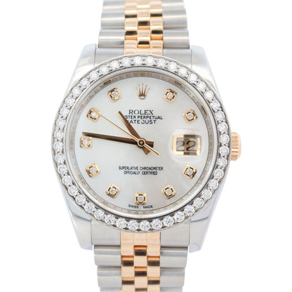 Rolex Datejust 36mm White Dial Watch Ref# 116233 - Happy Jewelers Fine Jewelry Lifetime Warranty