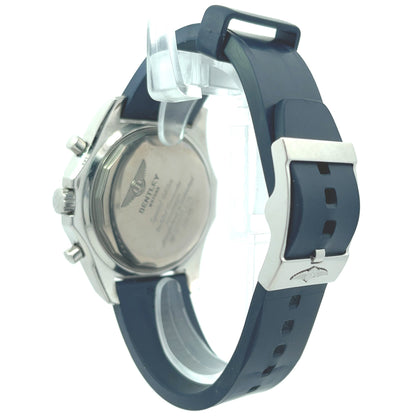 Breitling Bentley Stainless Steel 48mm Blue Chronograph Dial Watch Reference#: A25362 - Happy Jewelers Fine Jewelry Lifetime Warranty