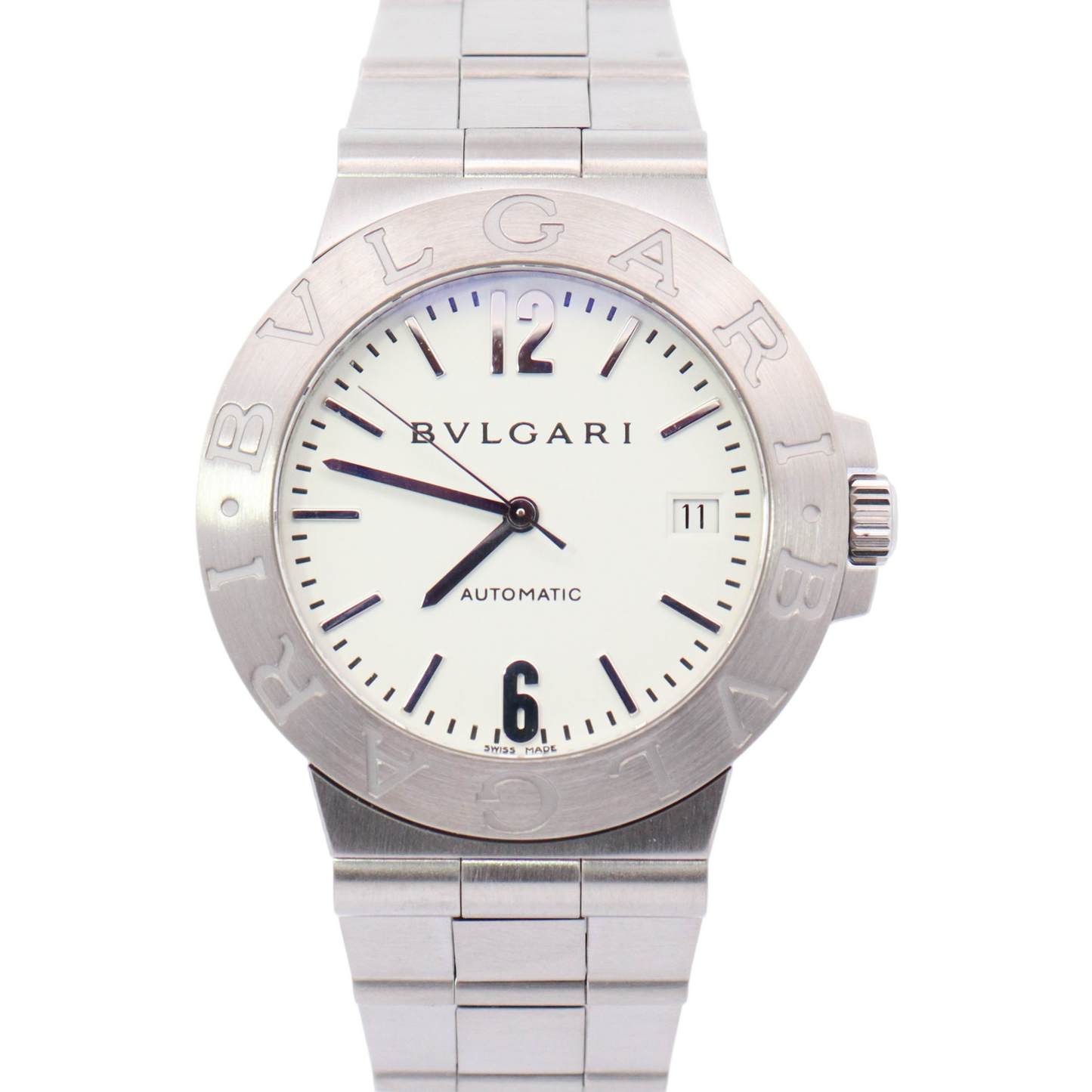 Bvlgari discount white watch