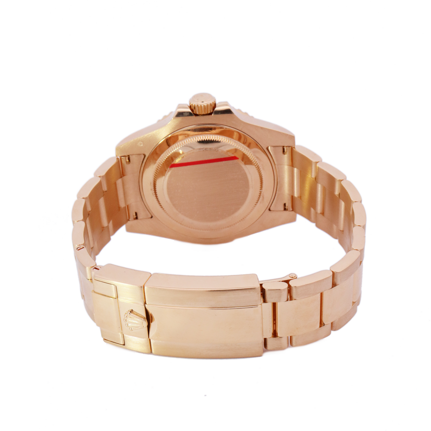 Rolex GMT Master II Yellow Gold 40mm Black Dot Dial Watch | Ref# 116718 - Happy Jewelers Fine Jewelry Lifetime Warranty