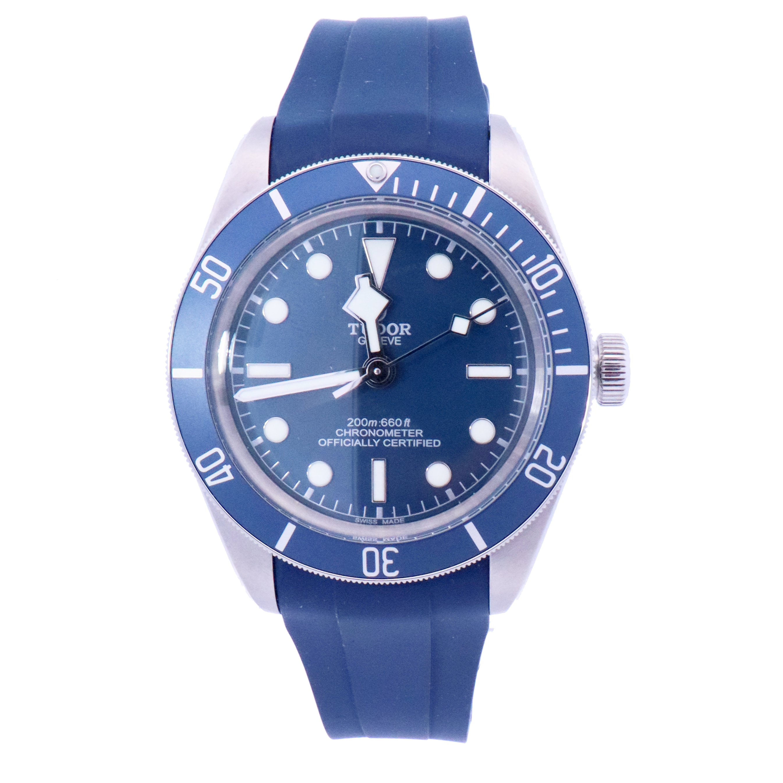 Tudor Black Bay Fifty-Eight Stainless Steel 39mm Blue Dot Dial Watch | Ref# M79030B-0001 - Happy Jewelers Fine Jewelry Lifetime Warranty