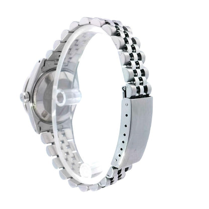 Rolex Datejust Stainless Steel 31mm White Roman Dial Watch |  Ref# 68274 - Happy Jewelers Fine Jewelry Lifetime Warranty