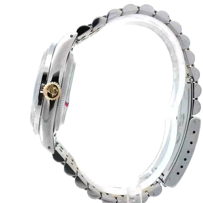 Rolex Datejust Two Tone Yellow Gold & Steel 41mm Champagne Stick Dial Watch - Happy Jewelers Fine Jewelry Lifetime Warranty