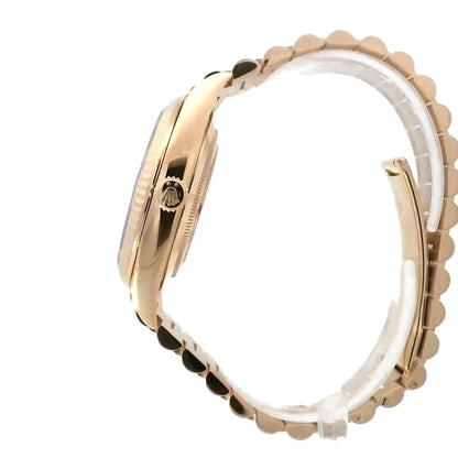 Rolex Day Date Yellow Gold Black Stick Dial Watch | Ref# 228238 - Happy Jewelers Fine Jewelry Lifetime Warranty