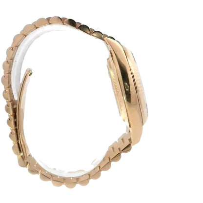 Rolex Day Date Yellow Gold Black Stick Dial Watch | Ref# 228238 - Happy Jewelers Fine Jewelry Lifetime Warranty