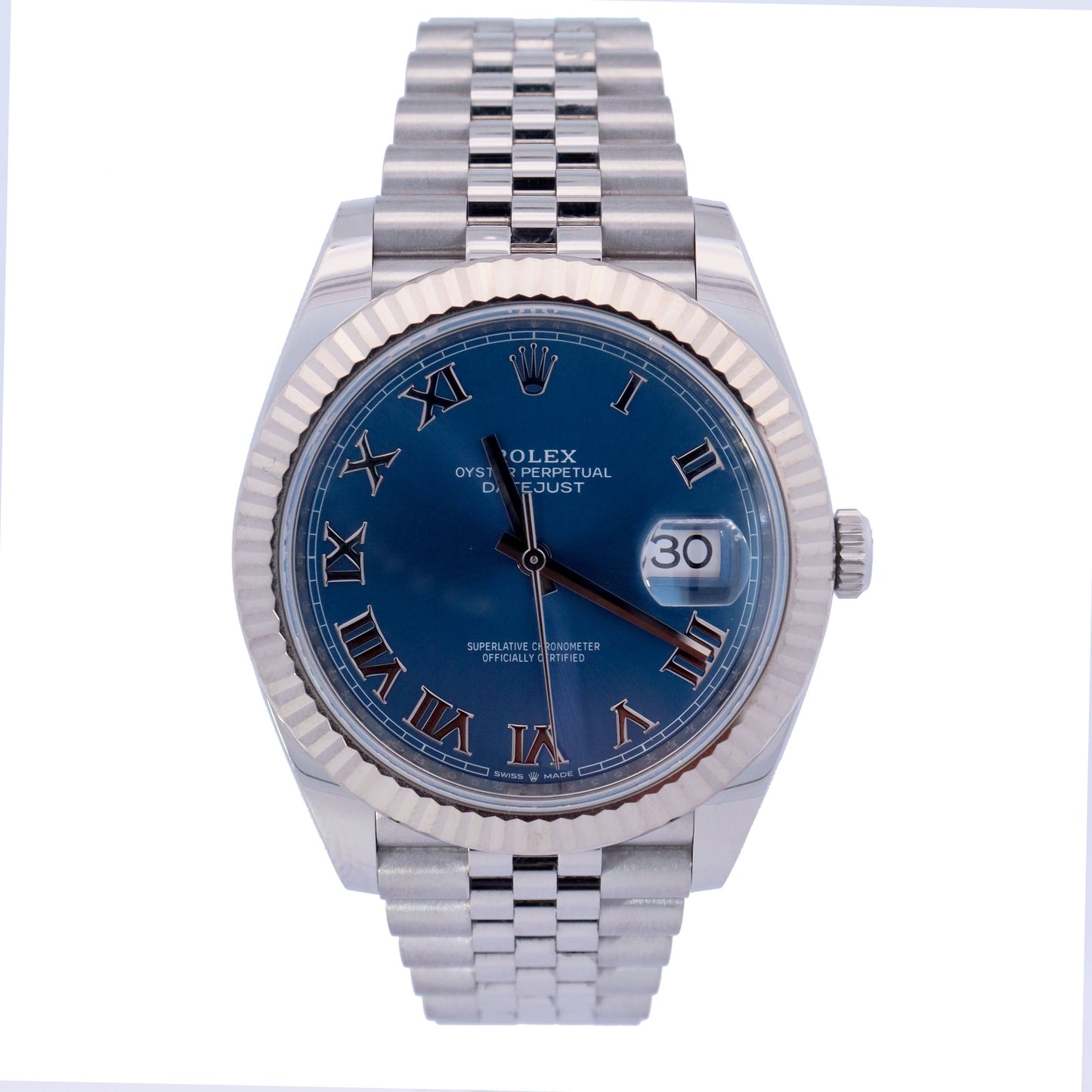 Rolex Datejust 41mm Blue Dial Watch Ref# 126334