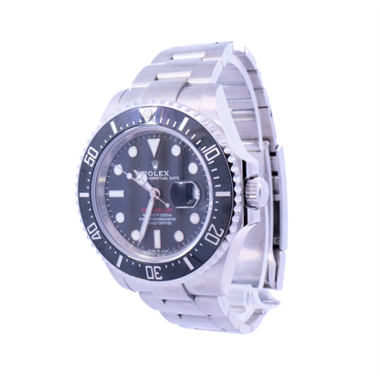 Rolex Sea-Dweller Stainless Steel 43mm Black Stick Dial Watch | Ref# 126600 - Happy Jewelers Fine Jewelry Lifetime Warranty