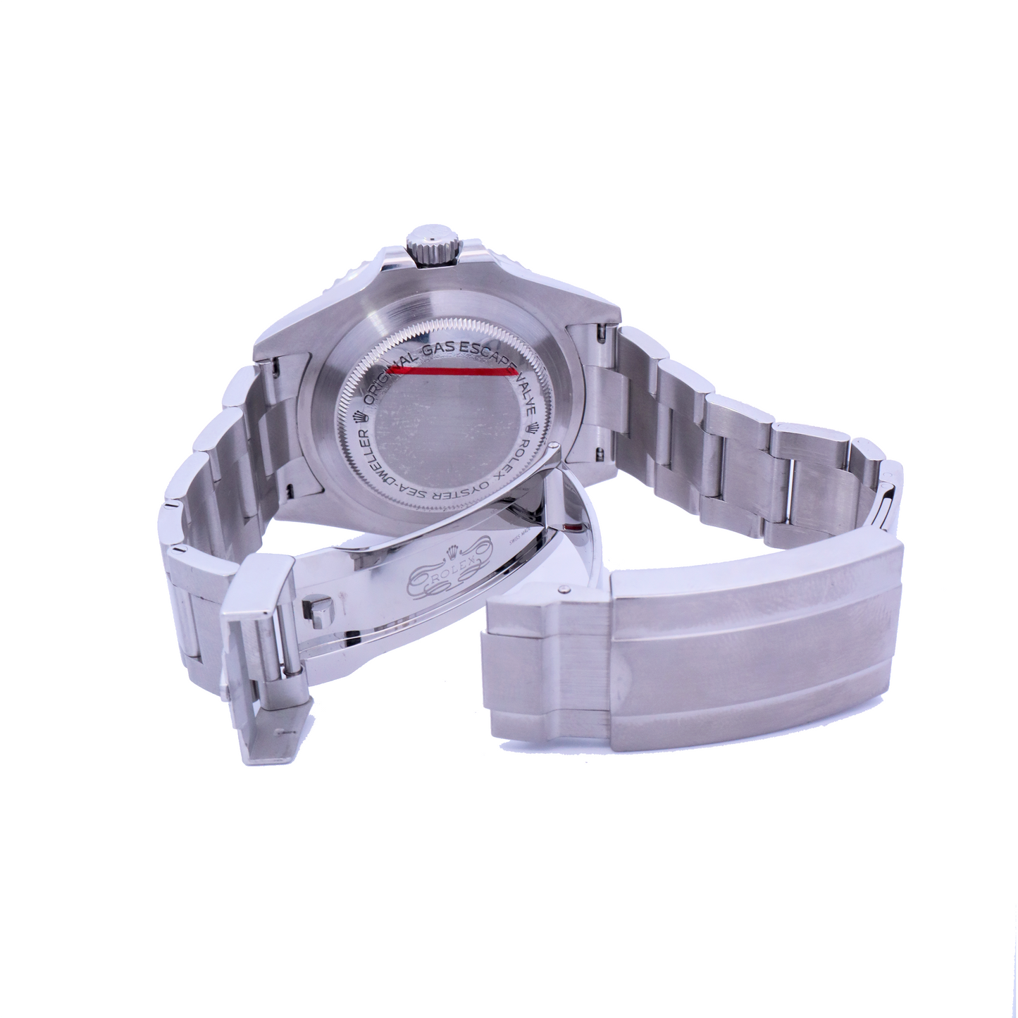 Rolex Sea-Dweller Stainless Steel 43mm Black Stick Dial Watch | Ref# 126600 - Happy Jewelers Fine Jewelry Lifetime Warranty