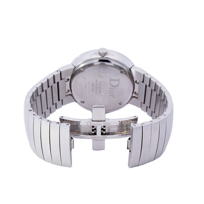 Dior Stainless Steel 34mm Diamond Dial Watch | Ref# DIORC0043111 - Happy Jewelers Fine Jewelry Lifetime Warranty