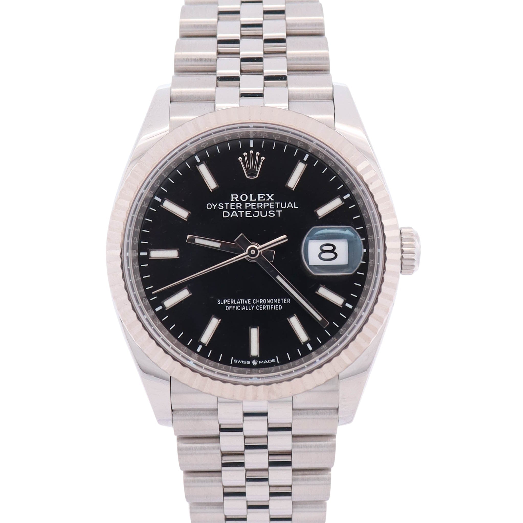 Rolex Datejust 36mm Black Dial watch Ref# 126234