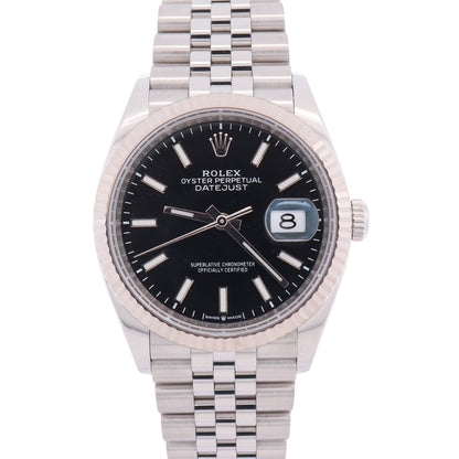 Rolex Datejust 36mm Black Dial watch Ref# 126234