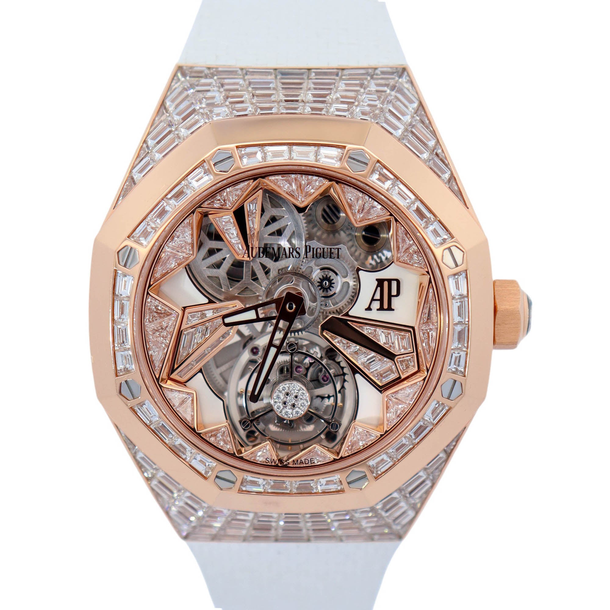 Audemars Piguet Royal Oak 38.5mm Skeleton Dial Ref# 26228OR.ZZ.D011CR.01 - Happy Jewelers Fine Jewelry Lifetime Warranty