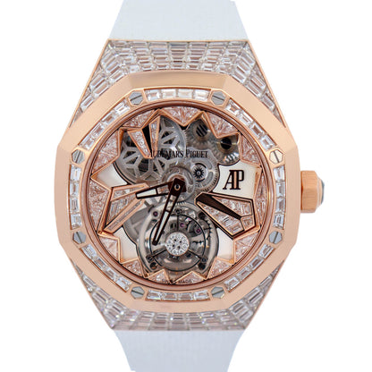 Audemars Piguet Royal Oak 38.5mm Skeleton Dial Ref# 26228OR.ZZ.D011CR.01 - Happy Jewelers Fine Jewelry Lifetime Warranty