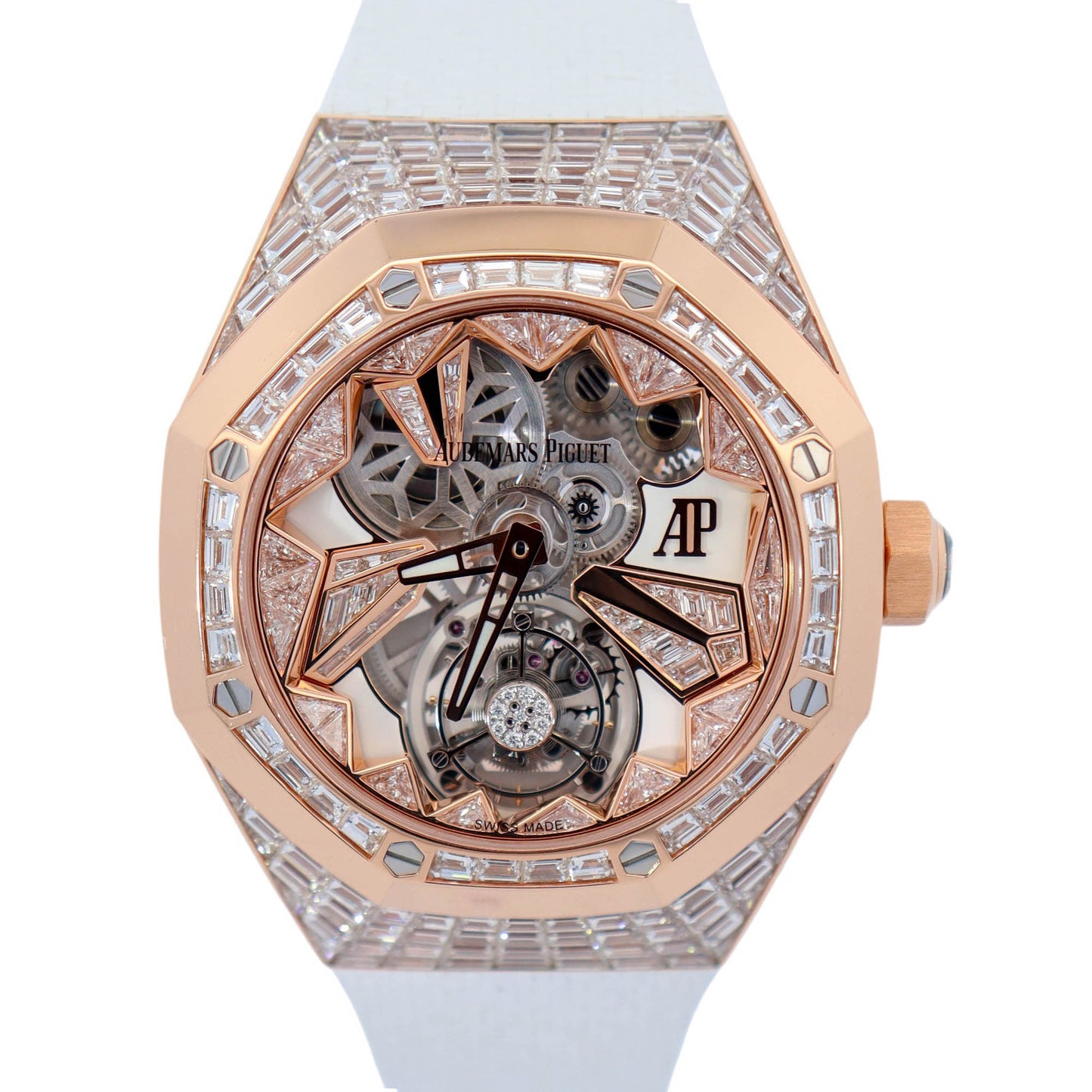 Audemars Piguet Royal Oak Concept 38.5mm Rose Gold Skeleton Dial Ref Happy Jewelers