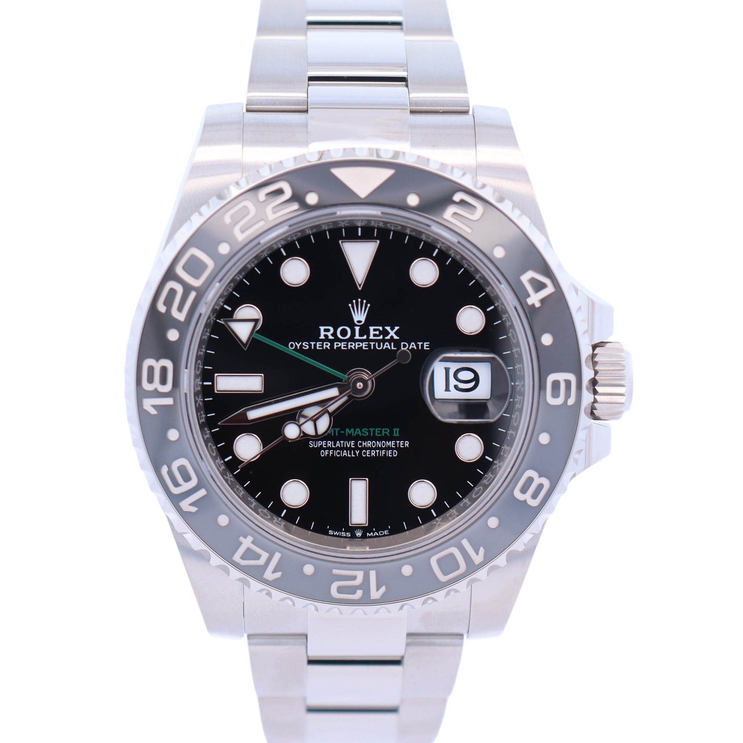 Rolex GMT-Master II 40mm Black Dial Ref# 126710GRNR