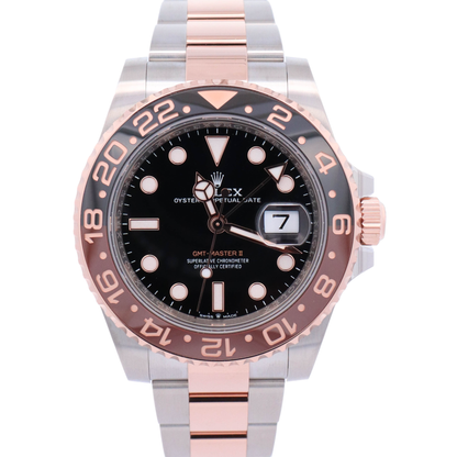 Rolex GMT Master II 40mm Black Dot Dial Watch Ref# 126711CHNR - Happy Jewelers Fine Jewelry Lifetime Warranty