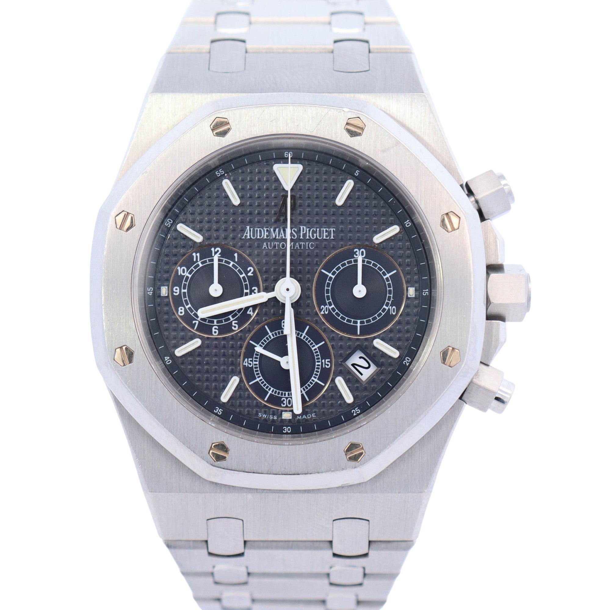 Audemars Piguet Royal Oak 39mm Black Dial Ref# 25860ST.OO.1110ST.03 - Happy Jewelers Fine Jewelry Lifetime Warranty