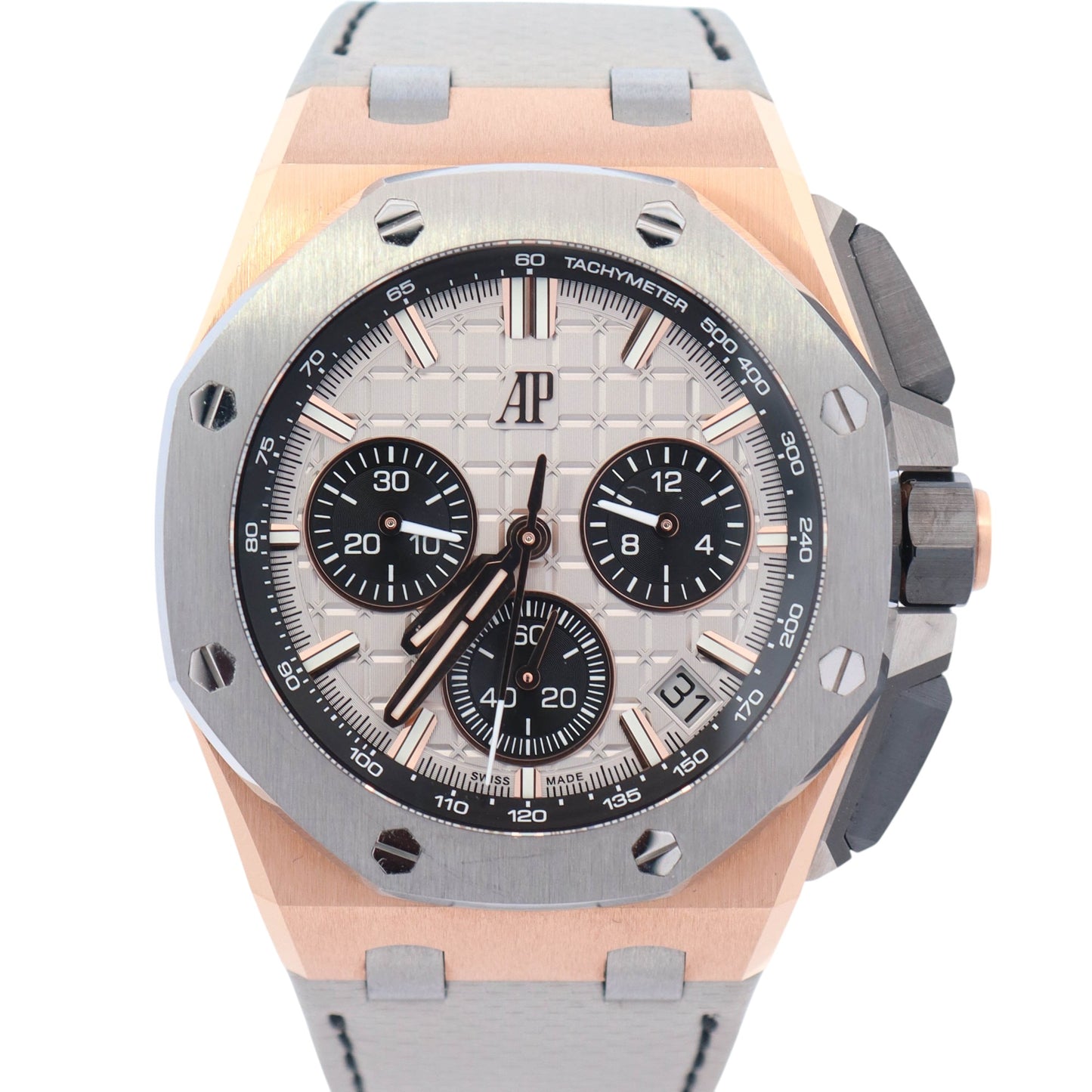 Audemars Piguet Royal Oak Offshore 43mm Gray Dial Watch Ref# 26420OI.OO.A015VE.01