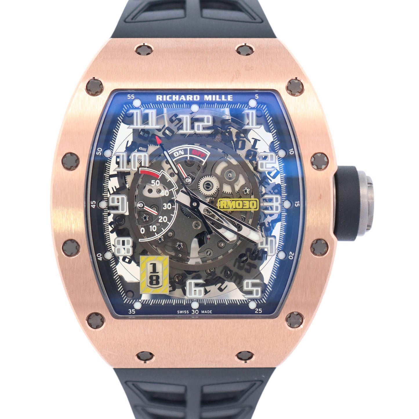 Richard Mille RM030 42mm Openwork Dial Watch Ref# RM030