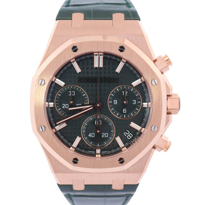 Audemars Piguet Royal Oak 41mm Green Dial Watch Ref# 26240OR.OO.D404CR.01 - Happy Jewelers Fine Jewelry Lifetime Warranty