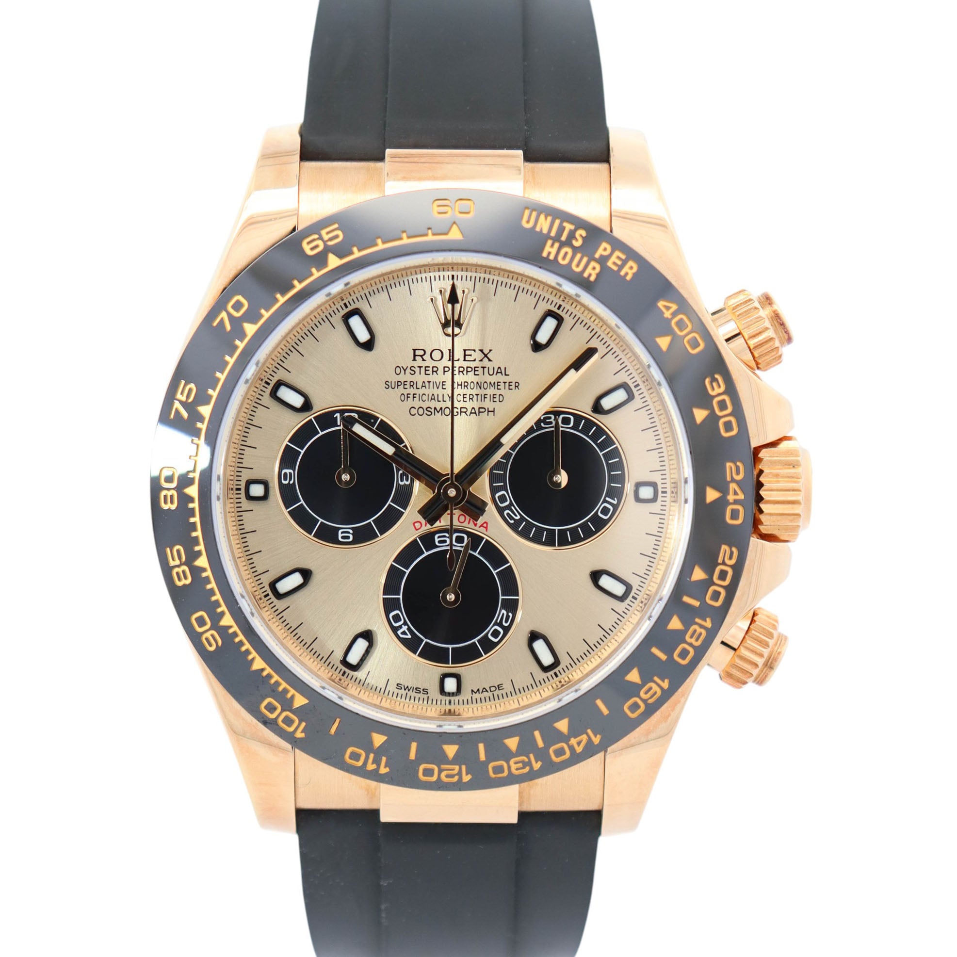 Rolex Daytona 40mm Champagne Dial Watch Ref# 116518LN - Happy Jewelers Fine Jewelry Lifetime Warranty