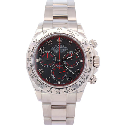 Rolex Daytona 40mm Black Dial Watch Ref# 116509 - Happy Jewelers Fine Jewelry Lifetime Warranty