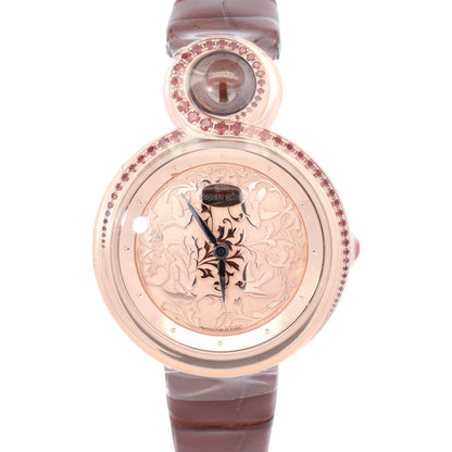 Jaquet Droz Lady 8 35mm Pink Dial Watch Ref# J014503200 - Happy Jewelers Fine Jewelry Lifetime Warranty