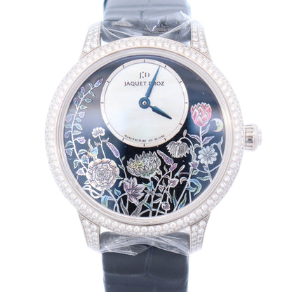 Jaquet Droz Petite Heure Minute 35mm Black Dial Watch Ref# J005004201 - Happy Jewelers Fine Jewelry Lifetime Warranty