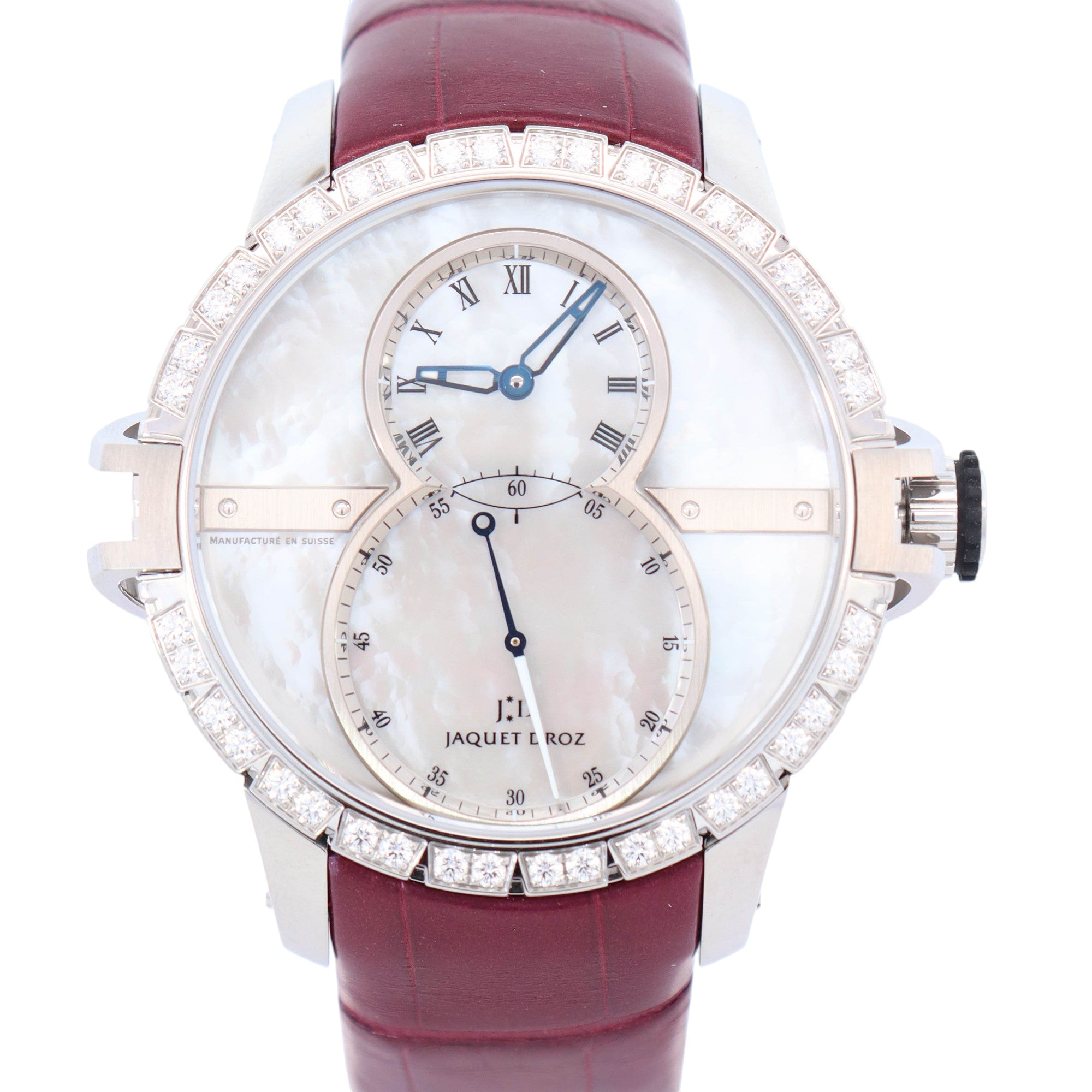 Jaquet Droz Grande Seconde SW 41mm White MOP Dial Watch Ref# J029020270 - Happy Jewelers Fine Jewelry Lifetime Warranty