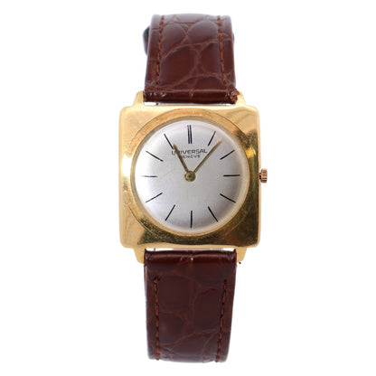 Universal Geneve Square 28mm Silver Dial Watch - Happy Jewelers Fine Jewelry Lifetime Warranty