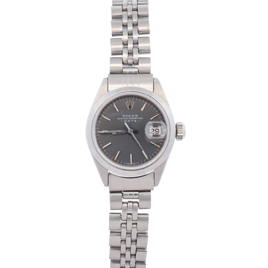 Rolex Datejust 26mm Grey Dial Watch Ref# 69160 – Happy Jewelers