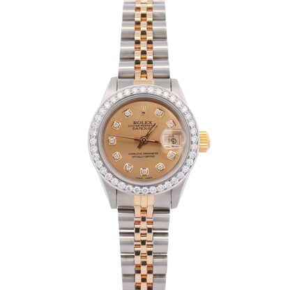 Rolex Datejust 26mm Champagne Dial Watch Ref# 69173 - Happy Jewelers Fine Jewelry Lifetime Warranty