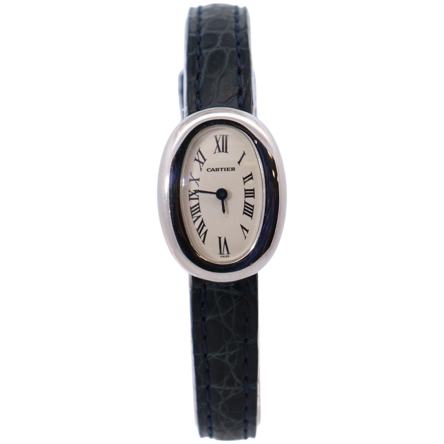 Cartier Baignoire 18mm White Dial Watch Ref# W1518956 - Happy Jewelers Fine Jewelry Lifetime Warranty
