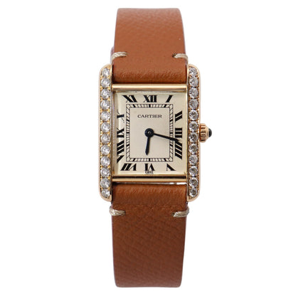 Cartier Tank 21mm White Dial Watch Ref# TANK - Happy Jewelers Fine Jewelry Lifetime Warranty