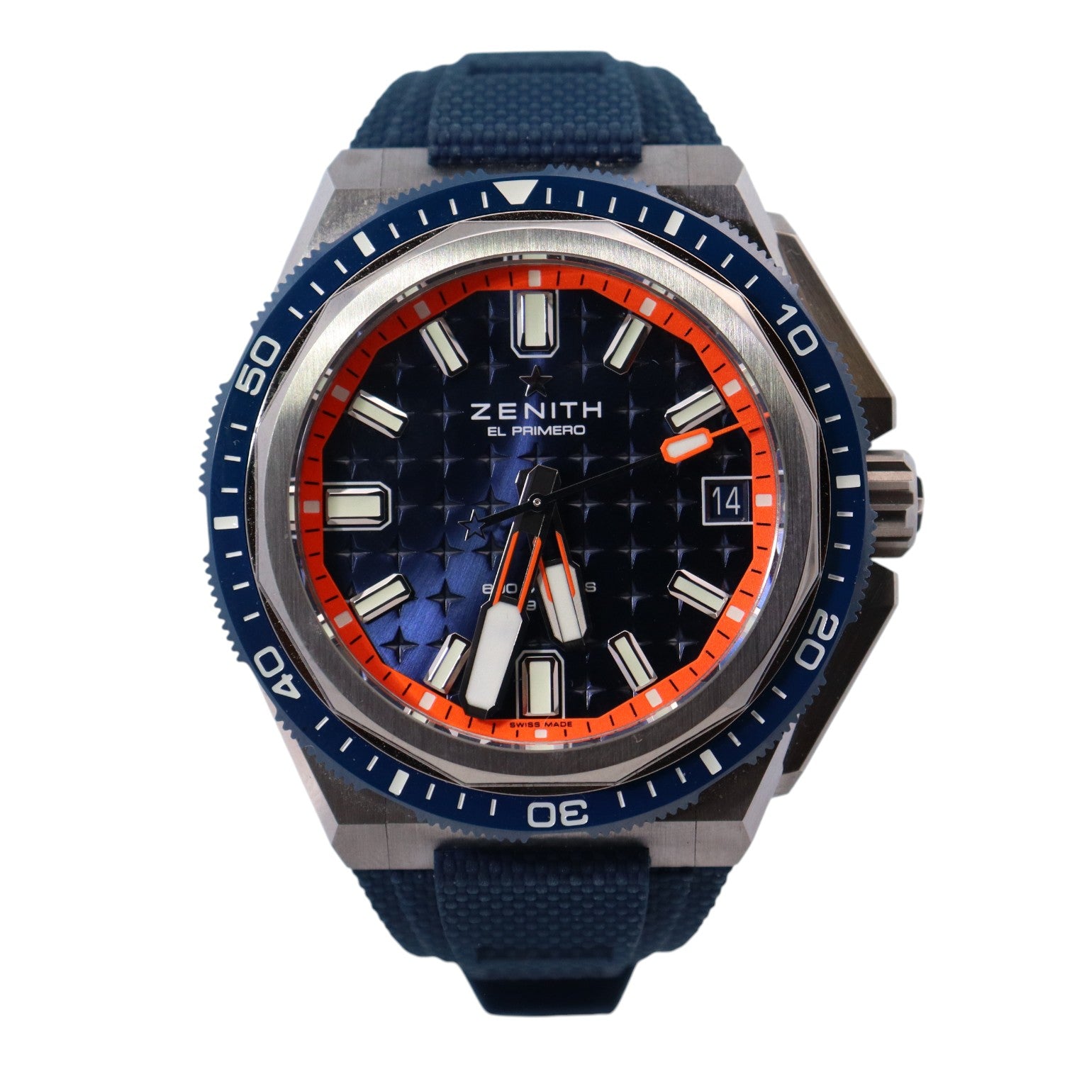 Zenith Defy Extreme Diver 42.5mm Blue Dial Watch Ref# 95.9601.3620/51.I301 - Happy Jewelers Fine Jewelry Lifetime Warranty