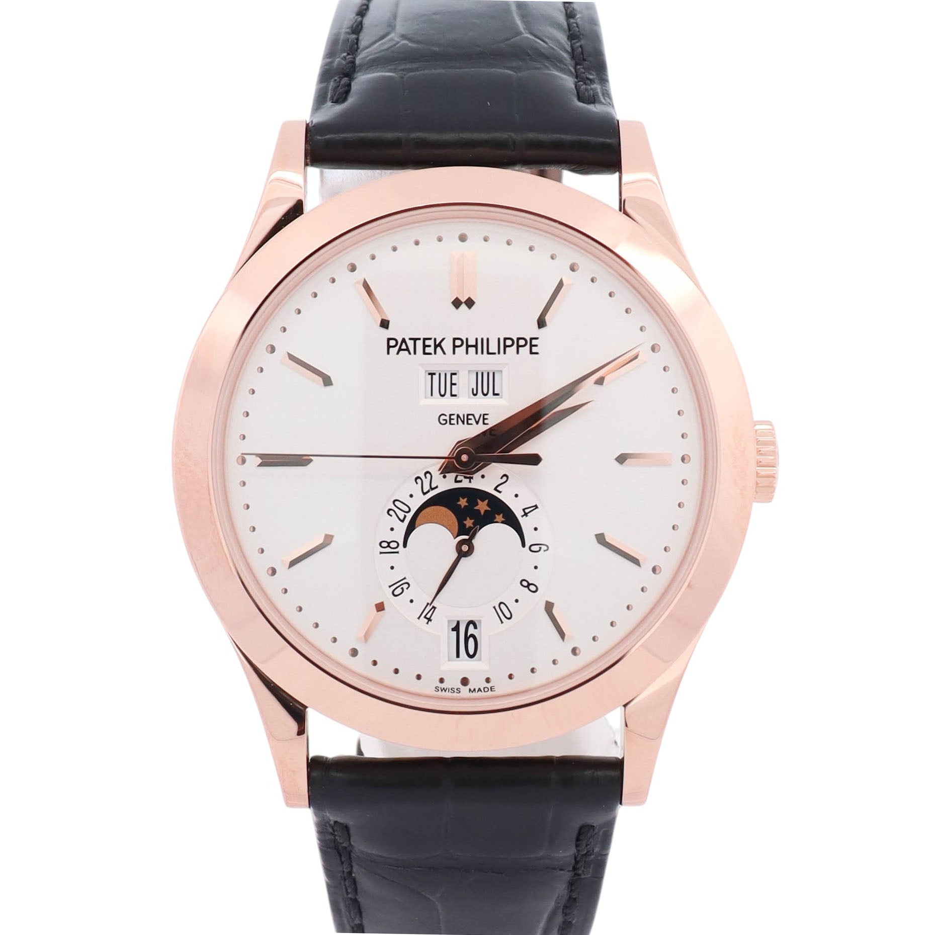 Patek Philippe Complications Annual Calendar 38.5mm White Dial Watch Ref# 5396R-011