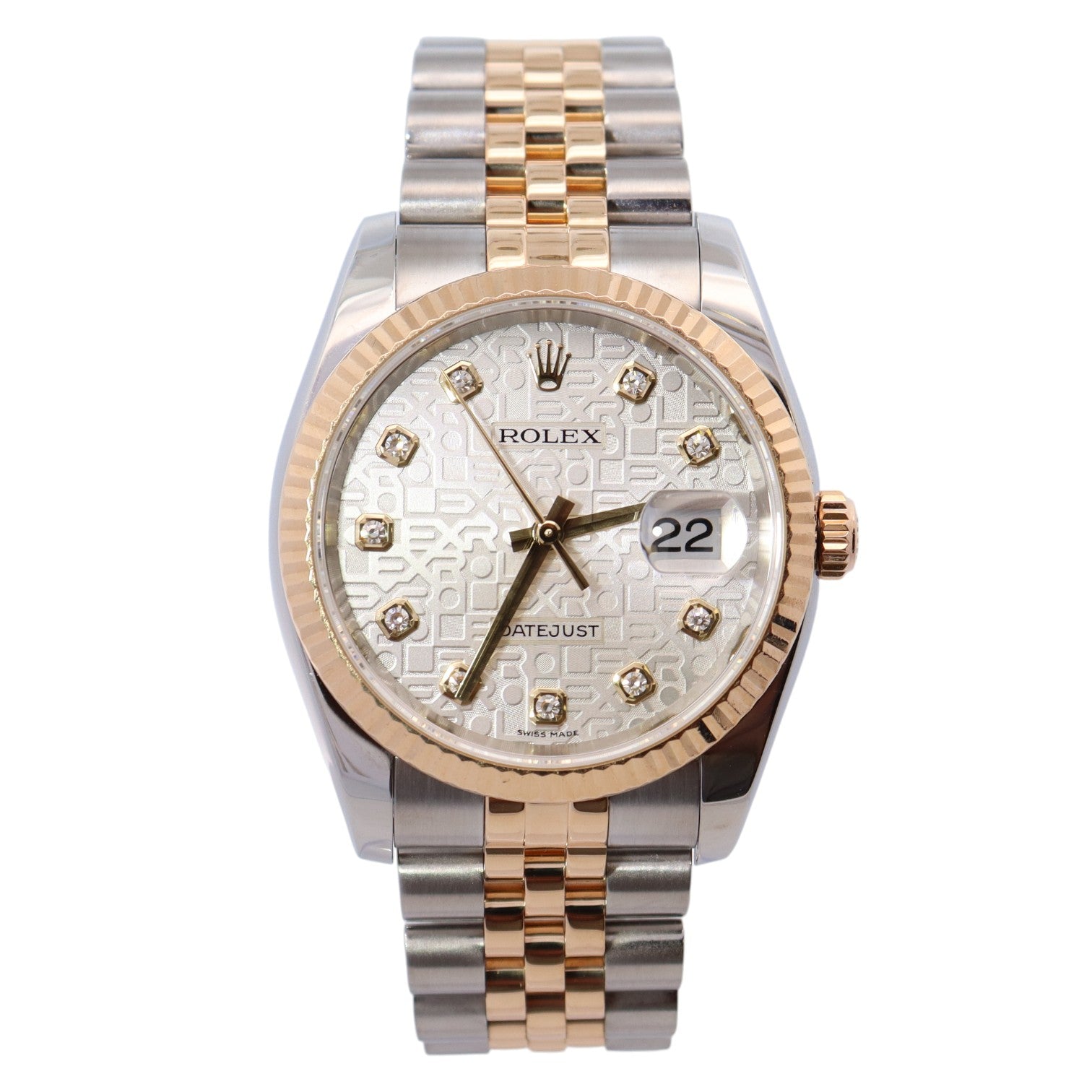 Rolex Datejust 36mm Silver Jubilee Dial Watch Ref# 116233 - Happy Jewelers Fine Jewelry Lifetime Warranty