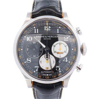 Baume & Mercier Capeland 44mm Black Dial Watch Ref# MOA10281/65798 - Happy Jewelers Fine Jewelry Lifetime Warranty