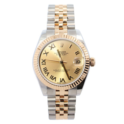 Rolex Datejust 31mm Champagne Dial Watch Ref# 178273 - Happy Jewelers Fine Jewelry Lifetime Warranty