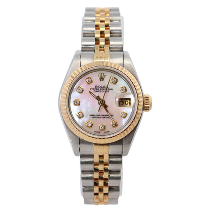 Rolex Datejust 26mm MOP Dial Watch Ref# 69173 - Happy Jewelers Fine Jewelry Lifetime Warranty