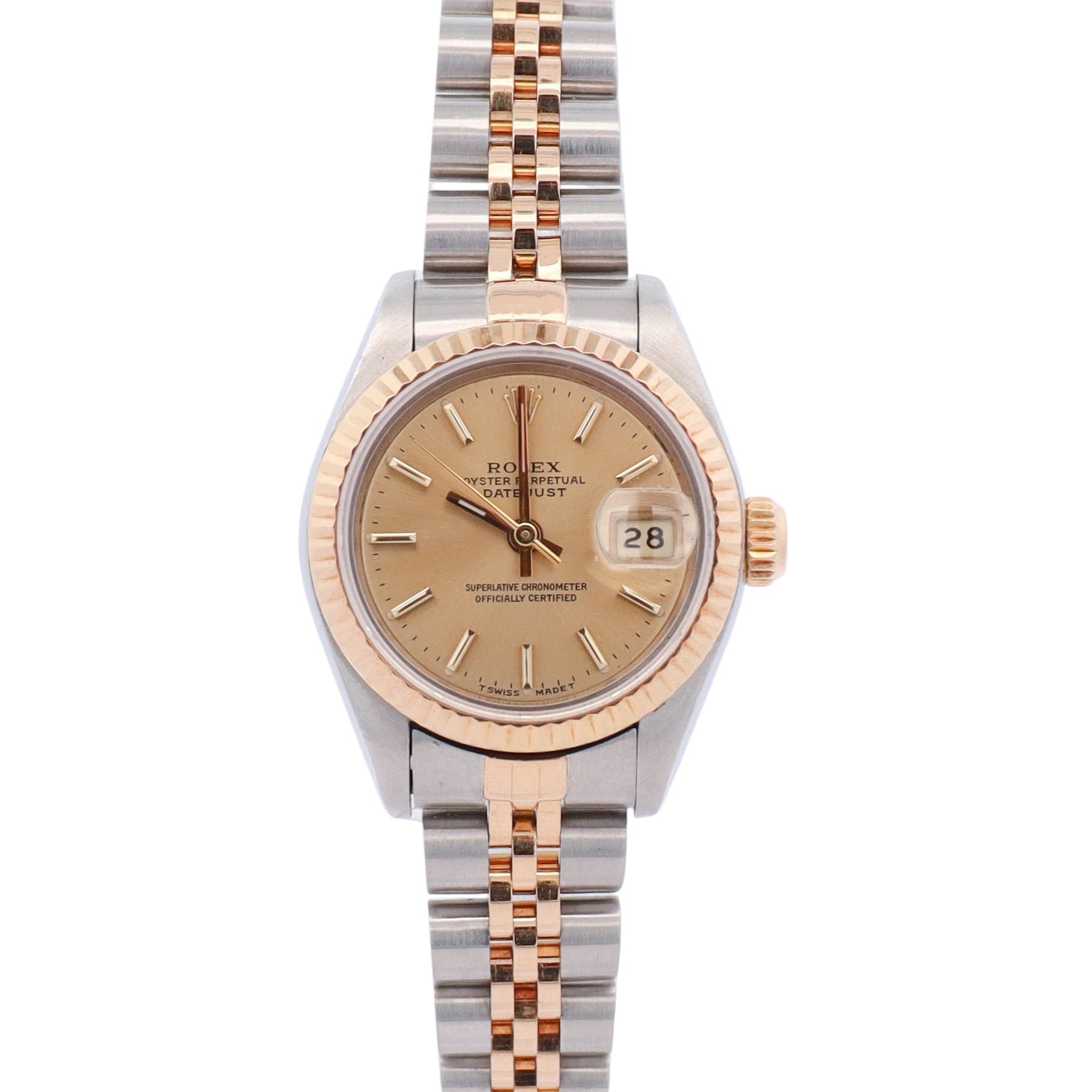 Rolex Datejust 26mm Champagne Dial Watch Ref# 69173 - Happy Jewelers Fine Jewelry Lifetime Warranty