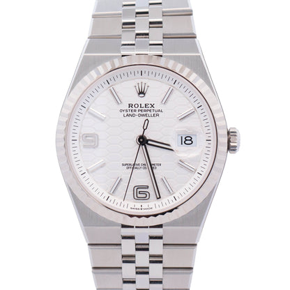Rolex Land-Dweller 40mm White Dial Watch Ref# 127334