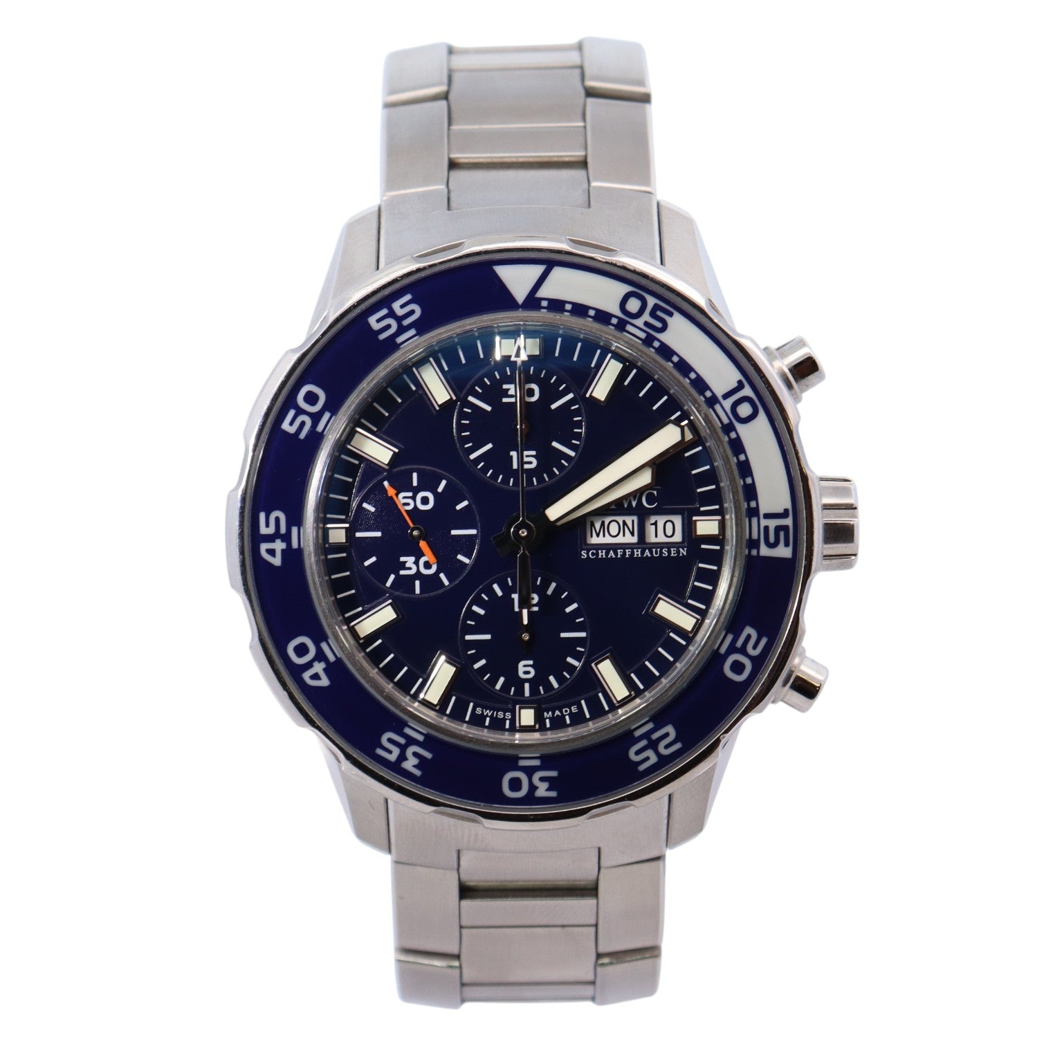 IWC Aquatimer 44mm Blue Dial Watch Ref# IW3767-10